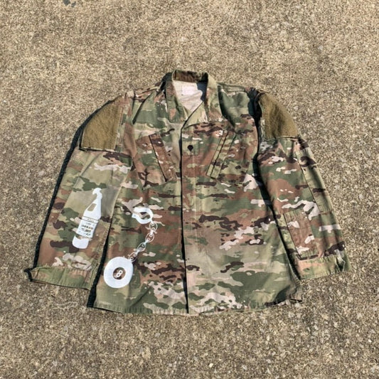 $ZN 8 Hidden Gem Modern Camo Cargo Jacket Small