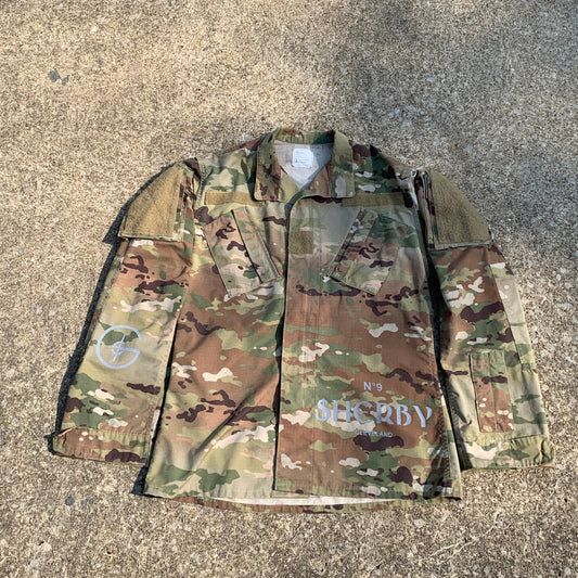 No. 9 Modern Camo Cargo Jacket Small