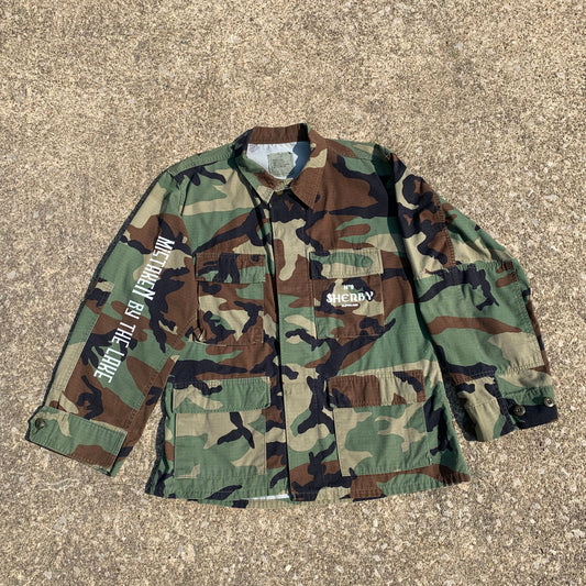 No. 9 Classic Camo Cargo Jacket Medium